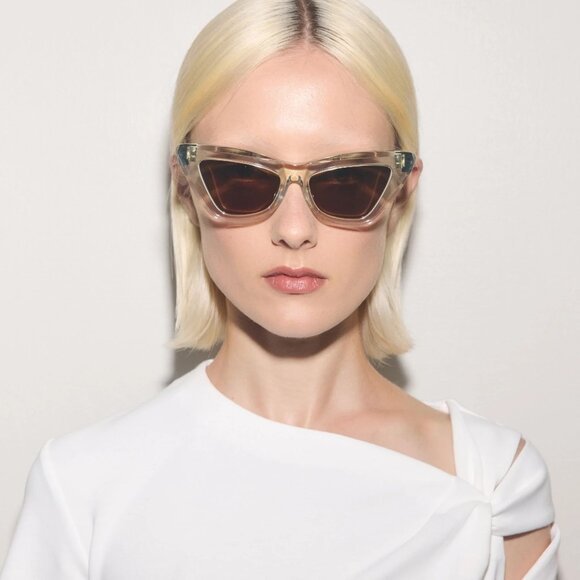 Edera Eyewear Fleur Sunglasses in Mint Green Acetate - Picture 2 of 4